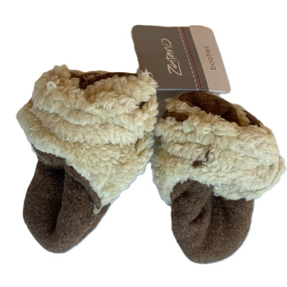 NWT Zutano Fleece Baby Booties - Picture 1 of 5